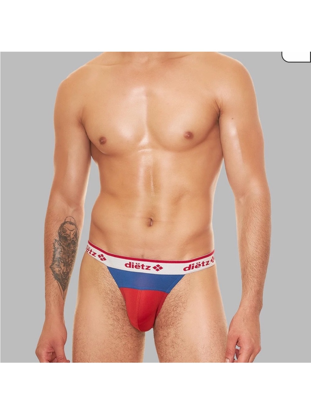 Dietz Men's bravo Thong Red & Blue M New